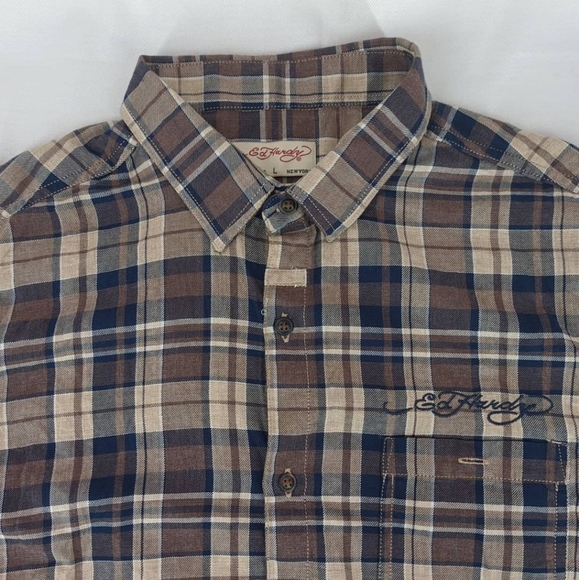 Ed Hardy Other - Ed Hardy casual flannel shirt